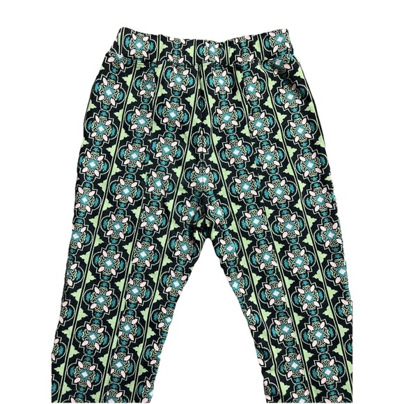 Maeve by Anthropologie Women's Geometric Print Pants Green Sz S Boho - Picture 7 of 9